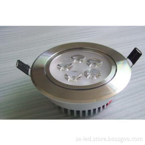 High Lumen Energy Saving Indoor 5W CE/FCC/RoHs LED Ceiling Lights